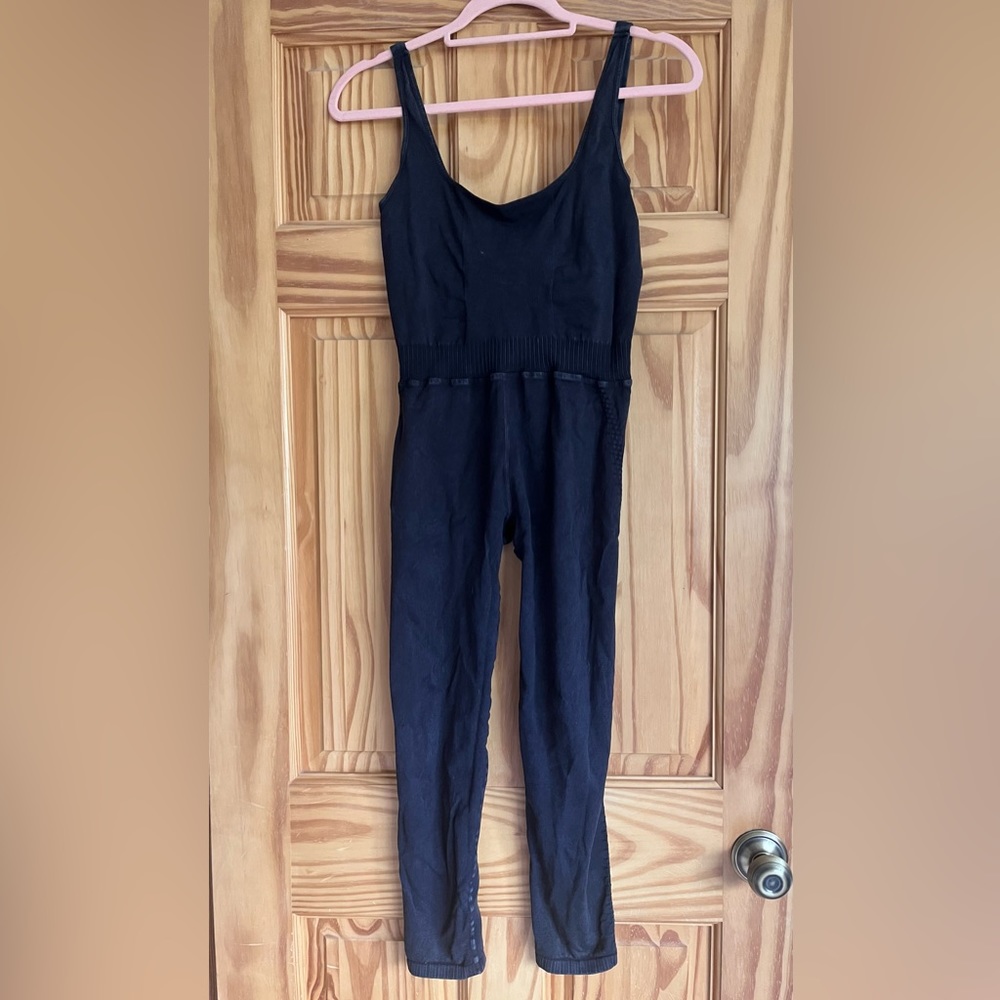 FP Movement stretchy athletic onesie in black M/L.